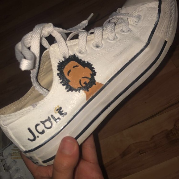 j cole custom shoes